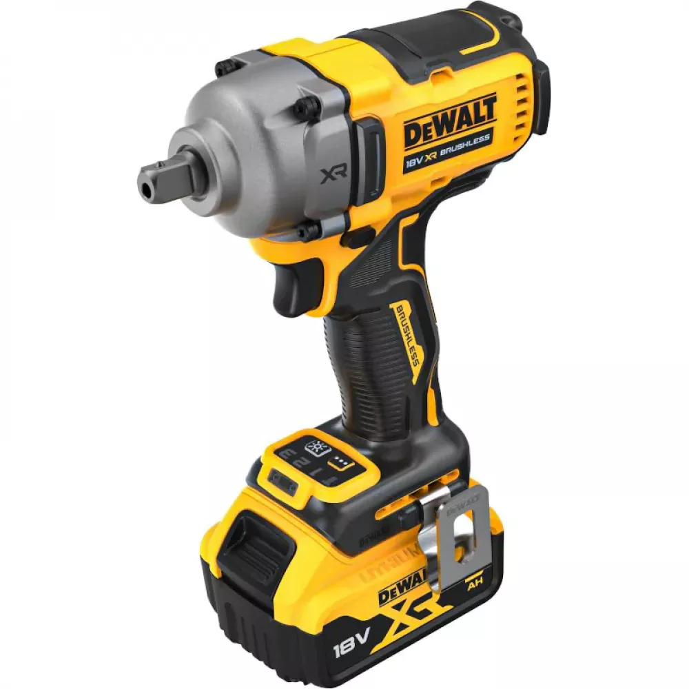 DeWalt DCF891P2T-QW аккумуляторный импульсный гайковёрт (2 x 5 Ач, ЗУ)