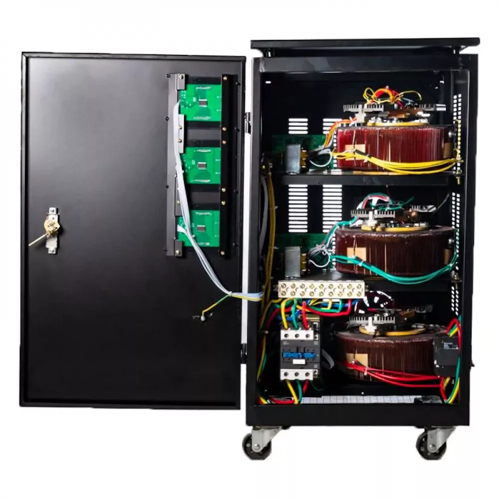 Ресанта АСН-30000/3-ЭМ трехфазный стабилизатор напряжения 63/4/7