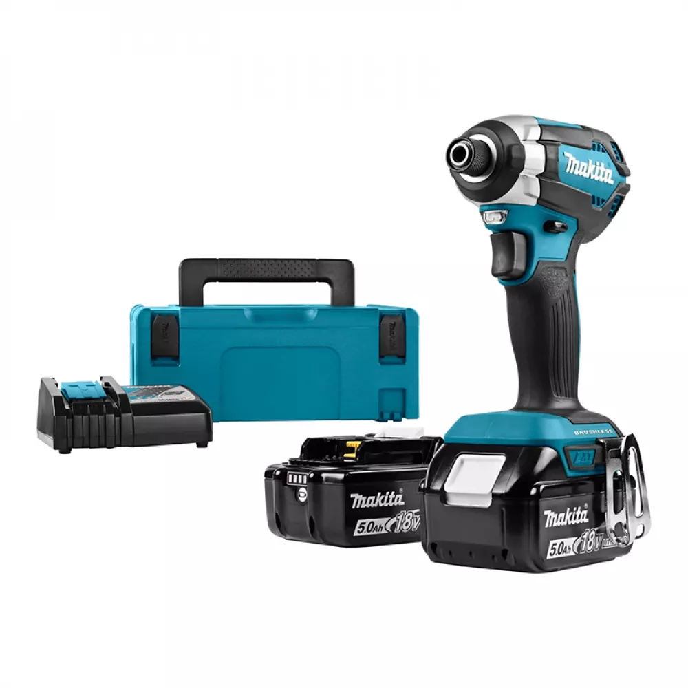 Makita DTD153RT аккумуляторный ударный шуруповерт (1 x 5 Ач, З/У)