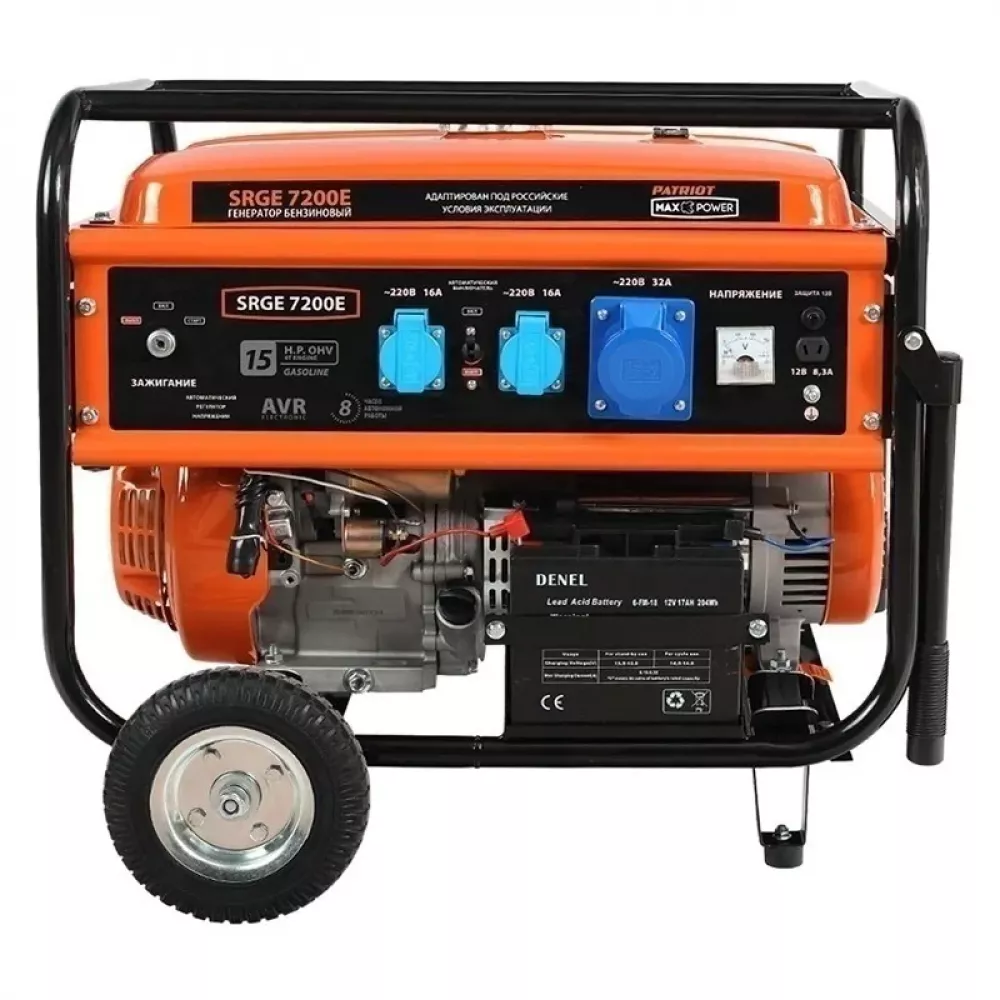 PATRIOT Max Power SRGE 7200E бензиновый генератор 474103188