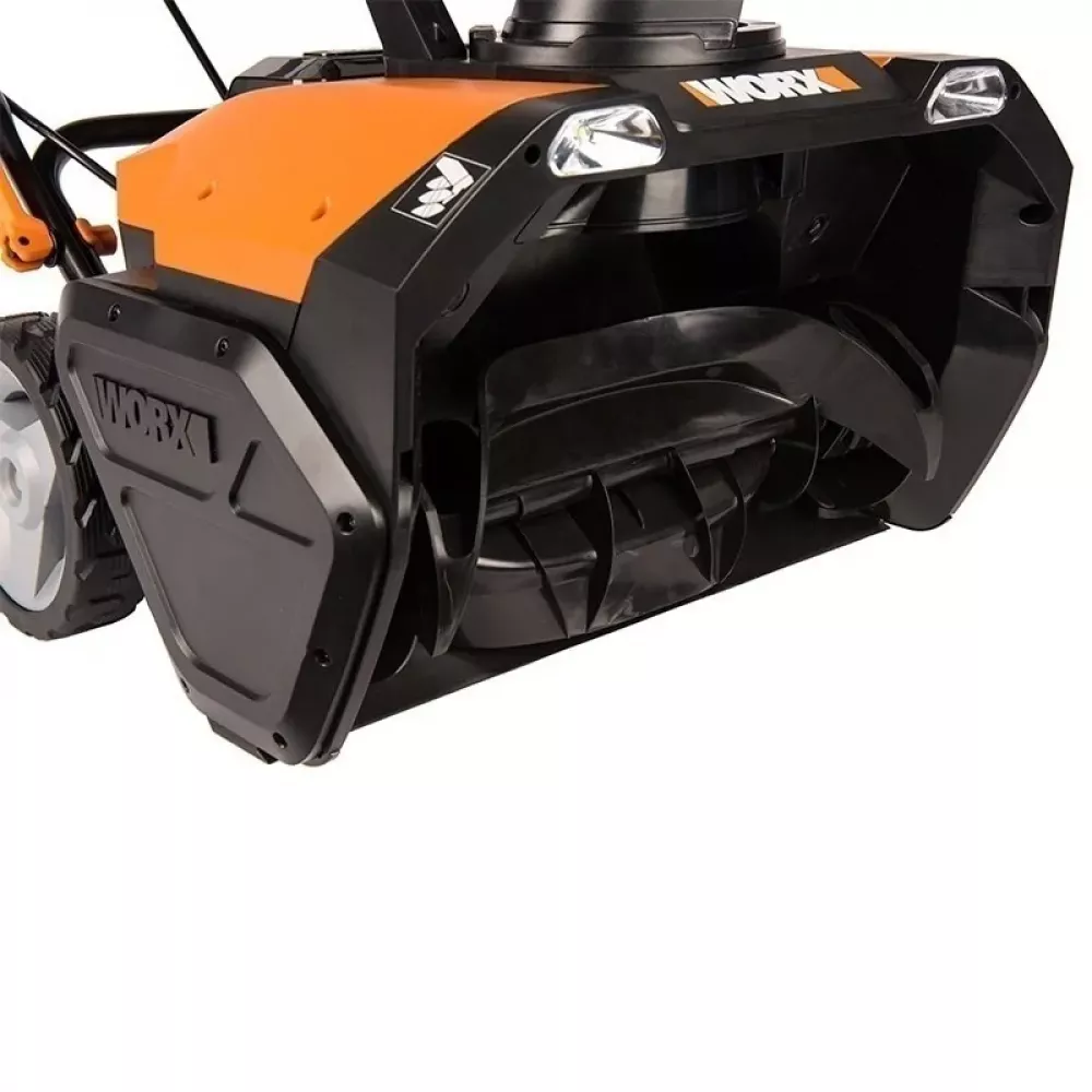 WORX WG471E аккумуляторный снегоуборщик (2 x 4 Ач, ЗУ)
