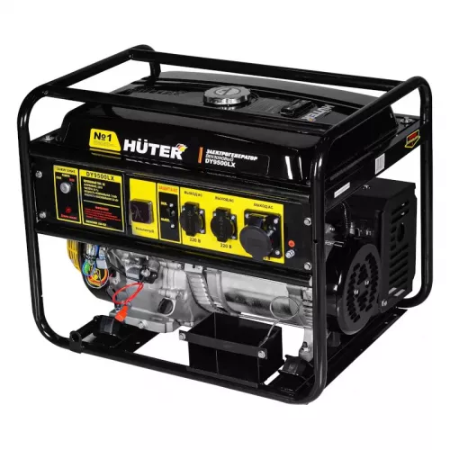 HUTER DY9500LX бензиновый генератор 64/1/40