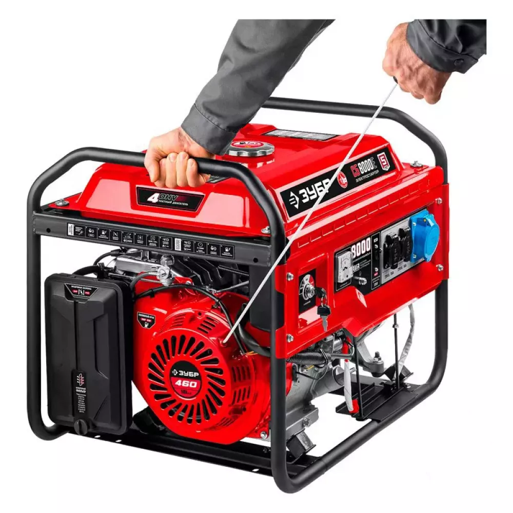 ЗУБР СБ-8000Е бензиновый генератор