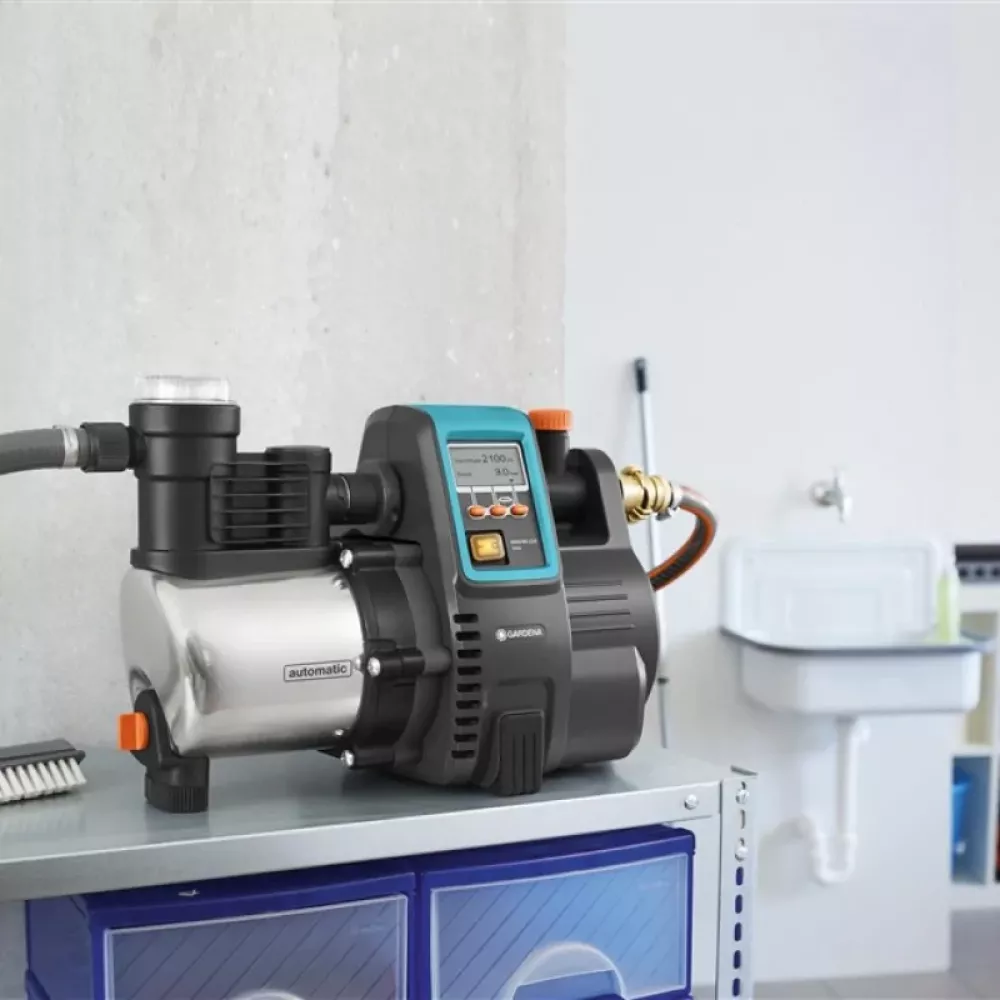 Автоматический напорный насос Gardena 6000/6E LCD inox, 01760-20.000.00