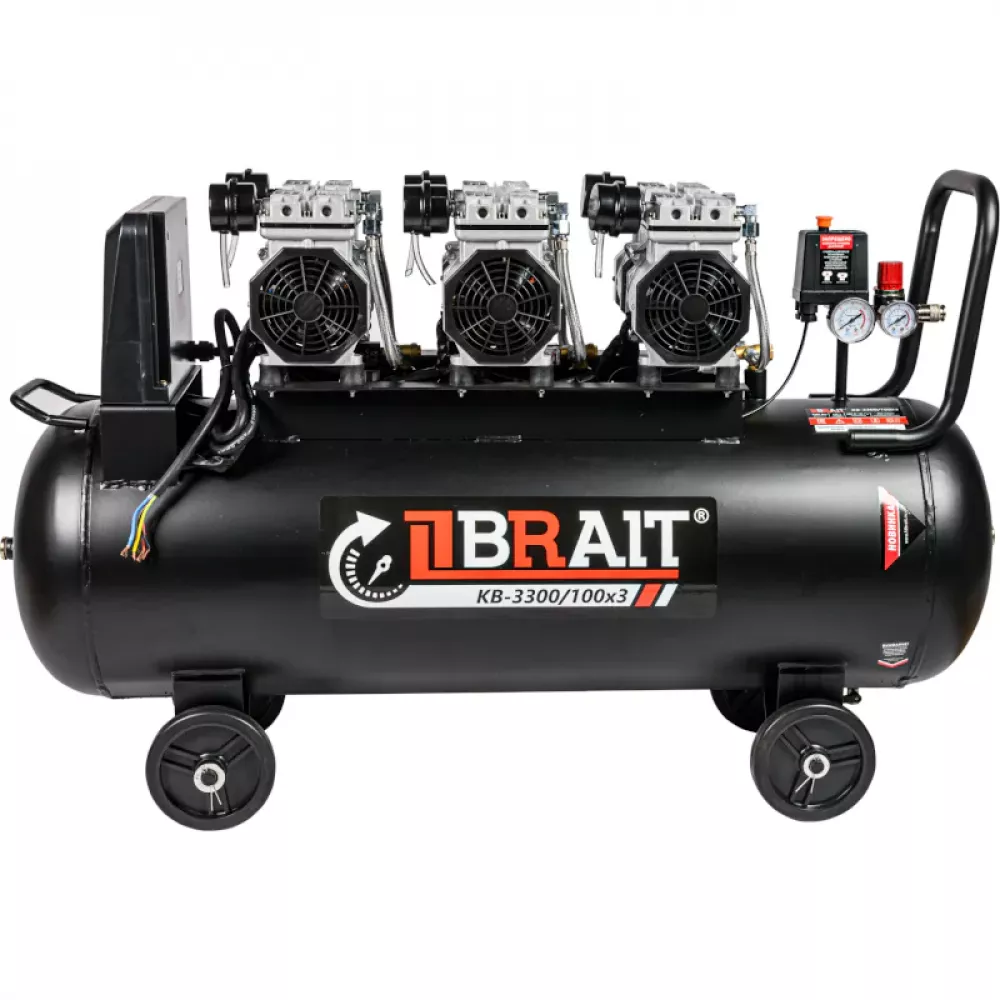 BRAIT КВ-3300/100Х3 безмасляный воздушный компрессор 20.01.012.043