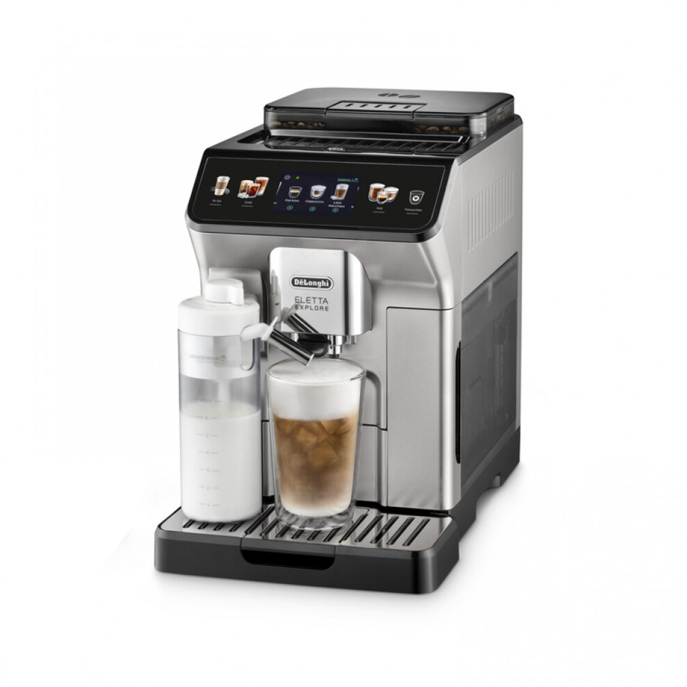 Кофемашина Delonghi ECAM450.55.S Eletta Explore серебристый