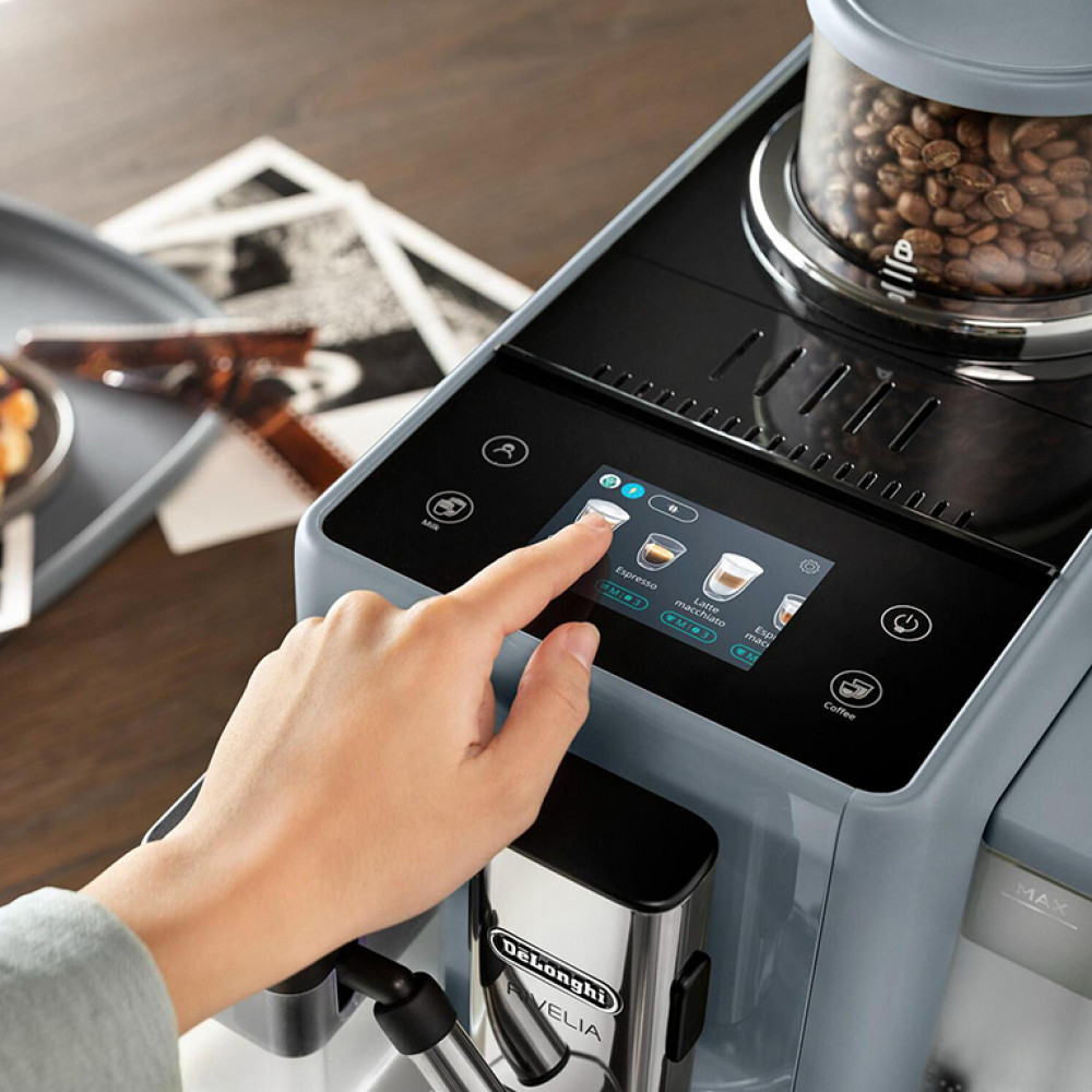 Кофемашина Delonghi EXAM440.55.G Rivelia Perfetto серый