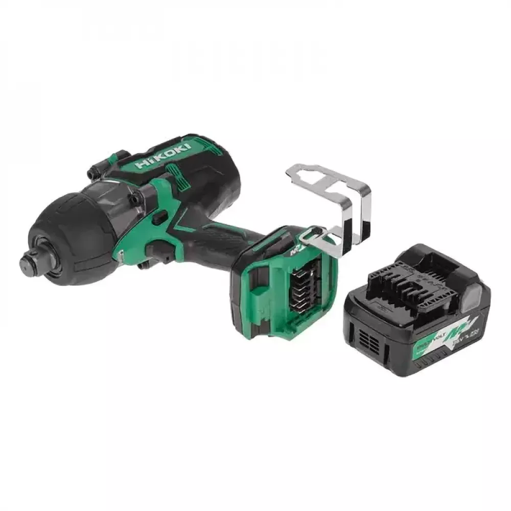 Hikoki WR36DA ударный аккумуляторный гайковерт (2 x 2.5 Ач, ЗУ) WR36DARGZ