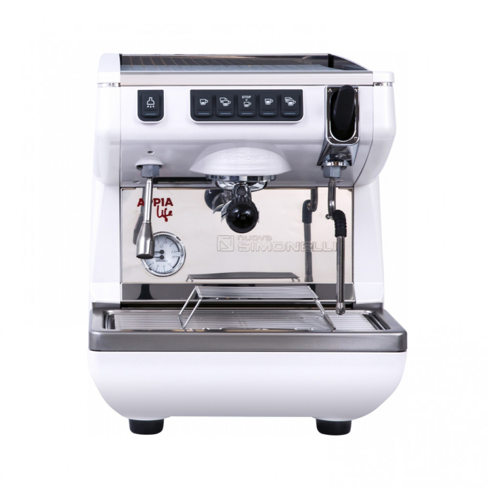 Кофемашина Nuova Simonelli Appia Life 1Gr V 220V white, black, red+high groups