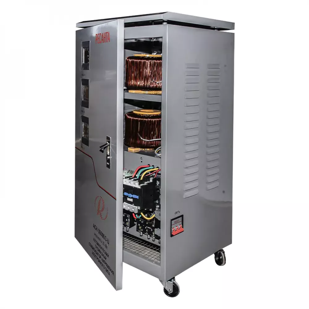 Ресанта АСН-30000/3-Ц трехфазный стабилизатор напряжения 63/4/18