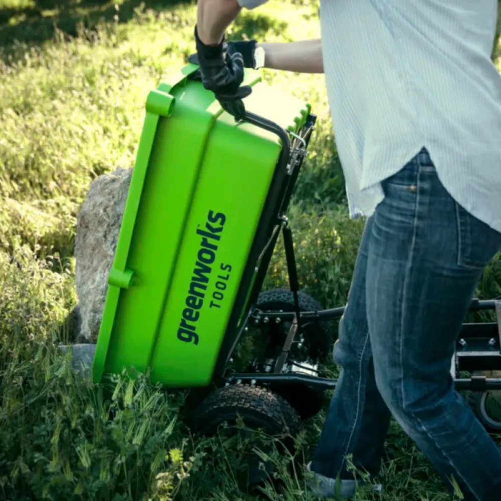 Садовая тележка самоходная Greenworks G40GC, 40V, 106 л, 7400007