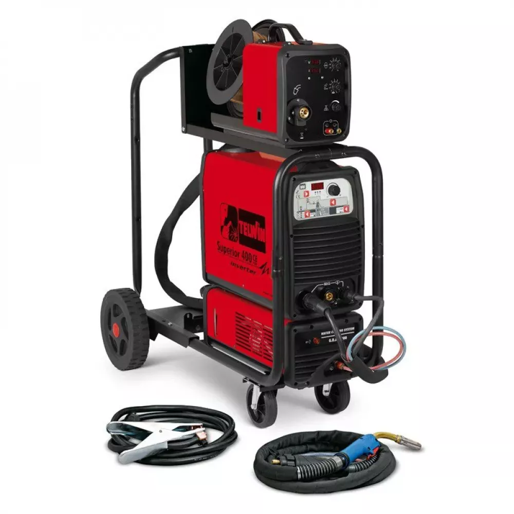 Telwin SUPERIOR 400 CE VRD MIG PACK AQUA инверторный сварочный полуавтомат 816042