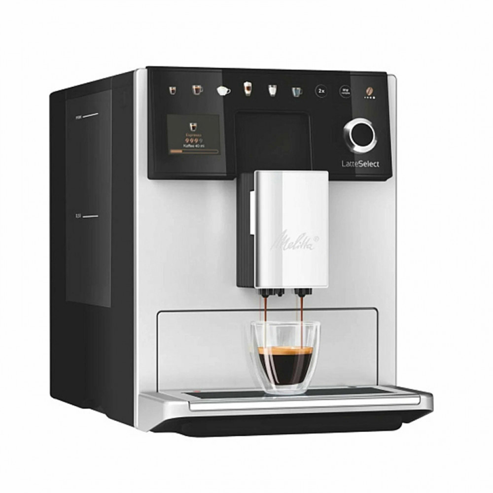 Кофемашина Melitta F630-211 Latte Select серый