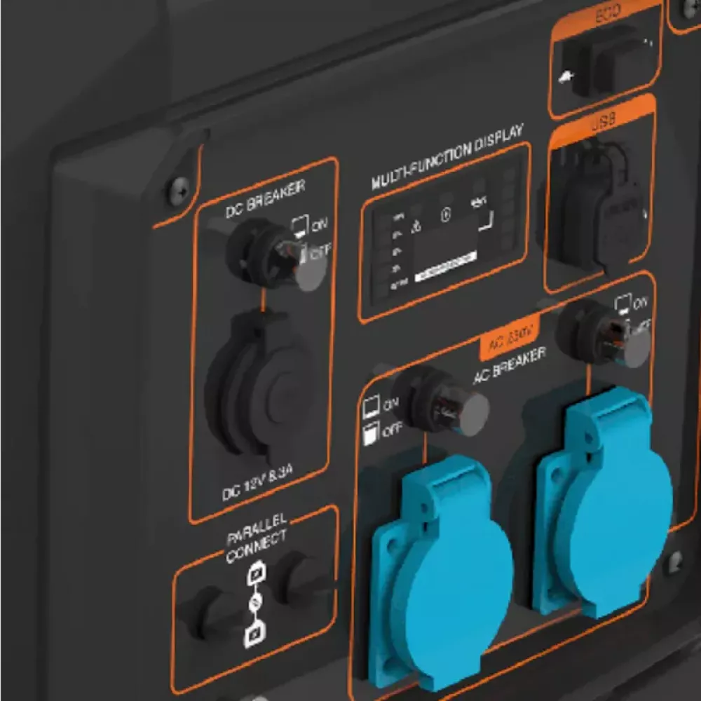 Zongshen BQH 4000 генератор бензиновый инверторный 1T90DFQ40