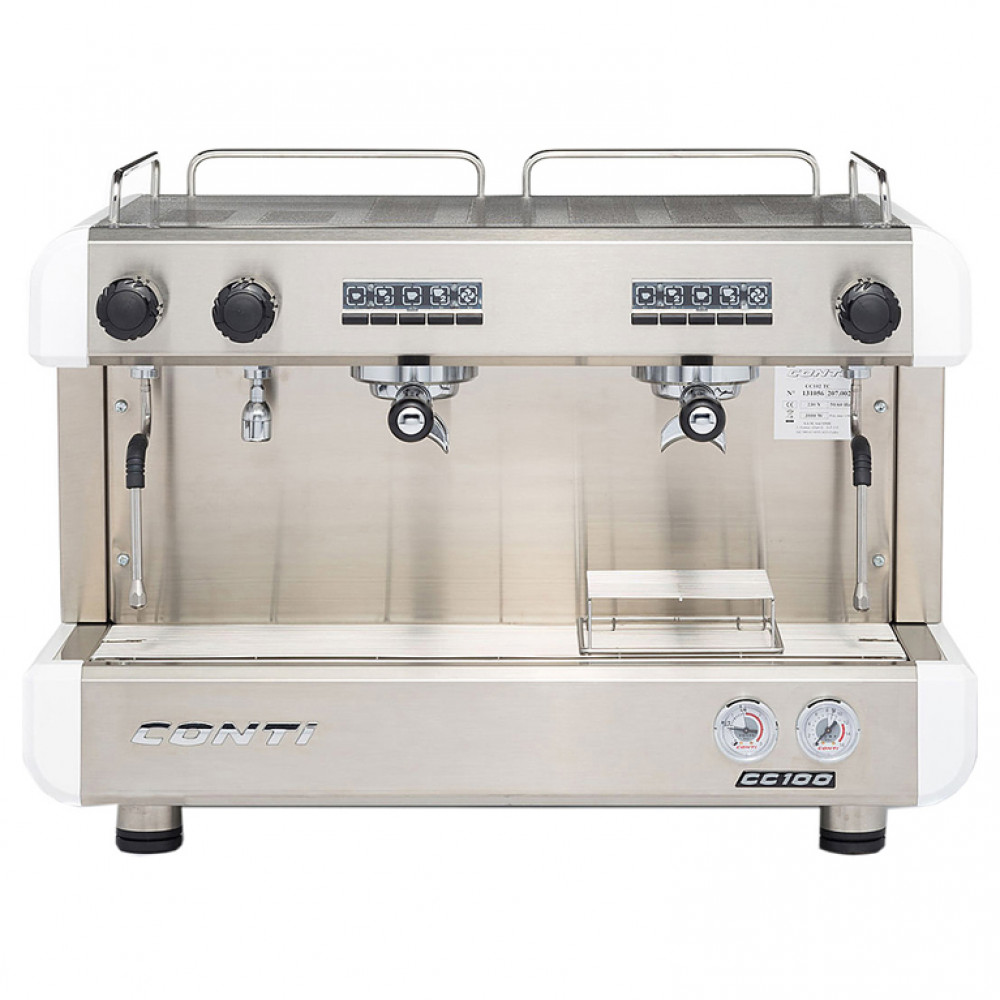 Кофемашина рожковая CONTI CC100 Standart 2 группы, белый