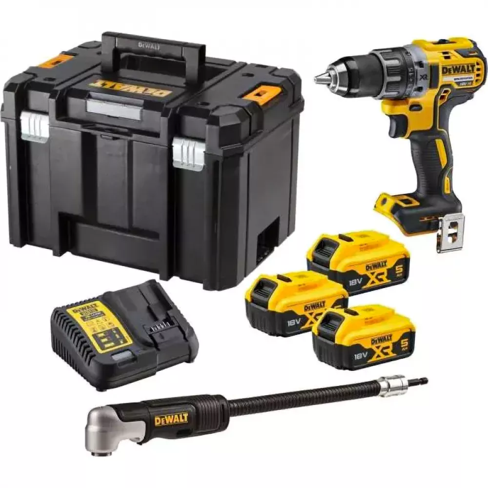 DeWalt DCD791P3A-QW аккумуляторная дрель - шуруповёрт (3 x 5 Ач, ЗУ)
