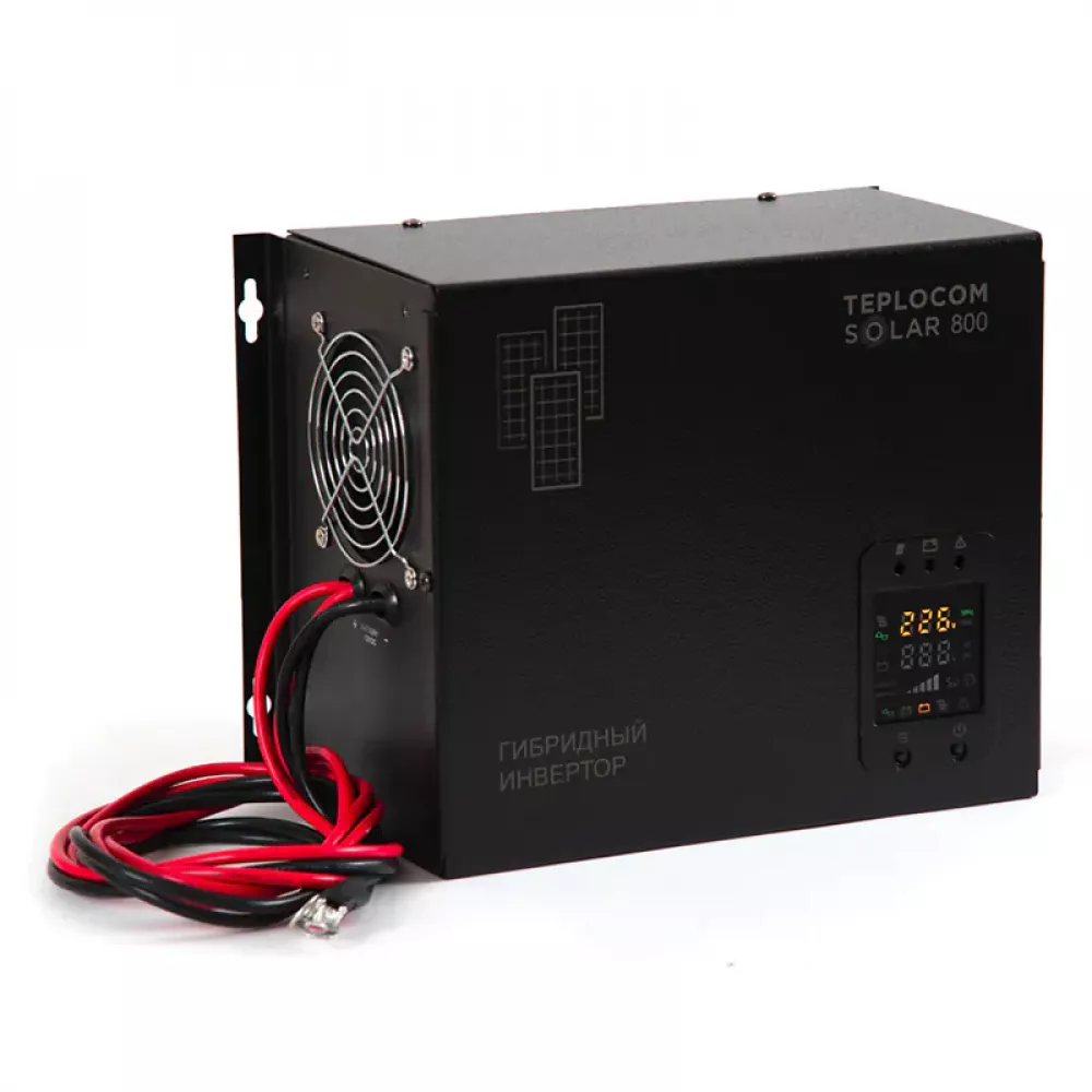 TEPLOCOM Solar 800, 100Ач источник бесперебойного питания и акб, 12378