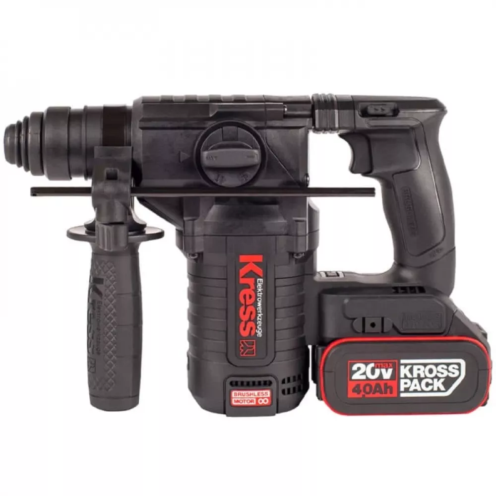 Kress KU388 перфоратор аккумуляторный (2 x 4 Ач, ЗУ)