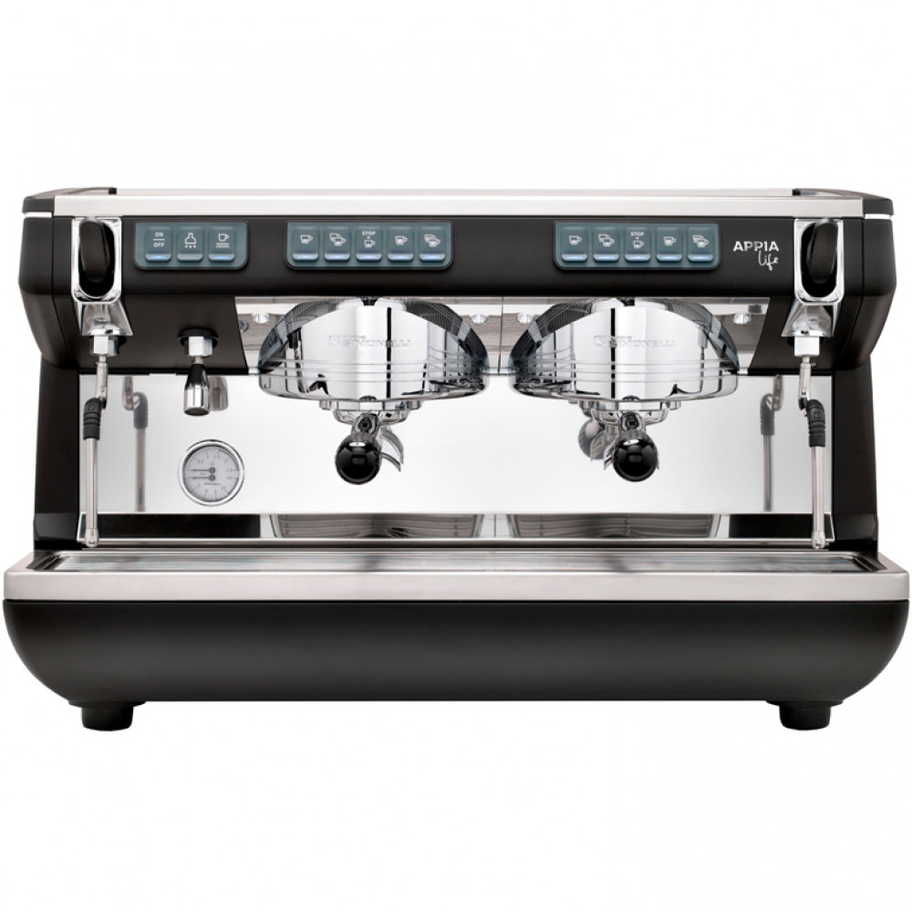 Кофемашина Nuova Simonelli Appia Life 2Gr V 220V black, white, red+economizer+high groups