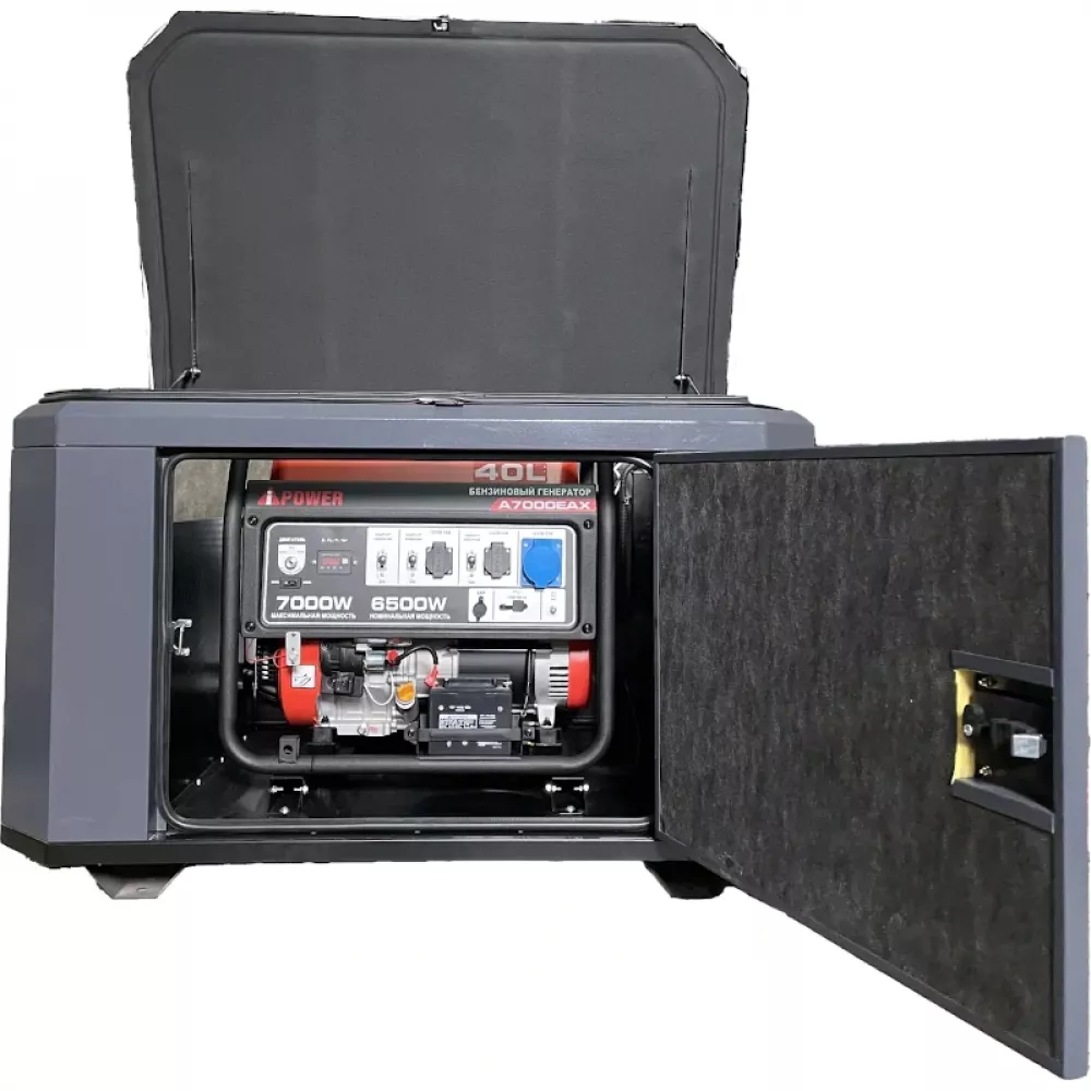 A-iPower A7000EAX бензиновый генератор в кожухе 1400SS RAL 7024 УТ-11184323