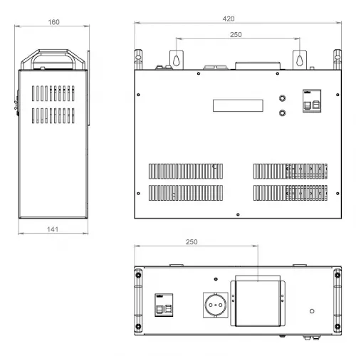 Volter СНПТО-7 ПТШ однофазный стабилизатор напряжения