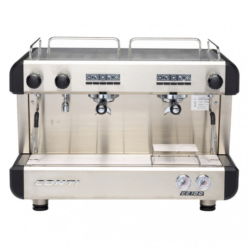 Кофемашина рожковая CONTI CC100 Standart 2 группы, черный