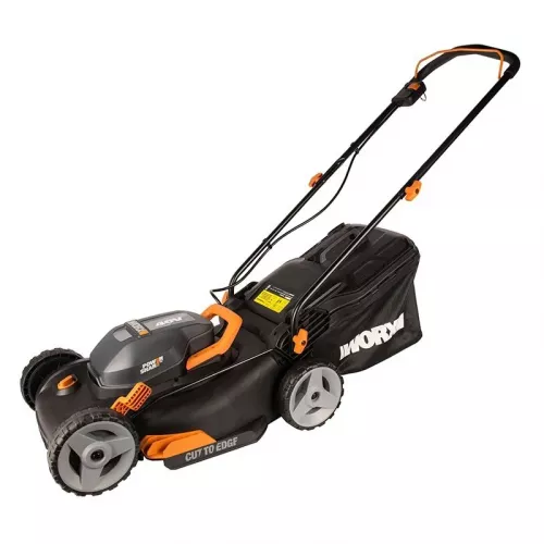 WORX WG743E аккумуляторная газонокосилка (2 x 4 Ач, ЗУ)