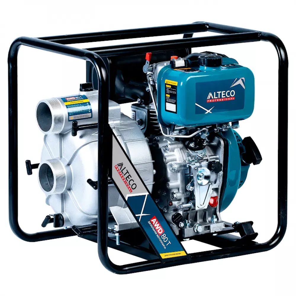 ALTECO AWD80T Professional мотопомпа дизельная 44237