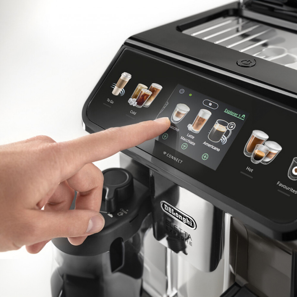 Кофемашина Delonghi ECAM450.86.T Eletta Explore титановый