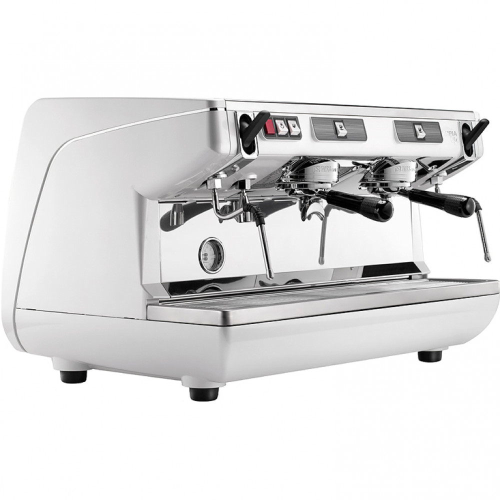Кофемашина Nuova Simonelli Appia Life 2Gr S 220V black, white, red+economizer+high groups