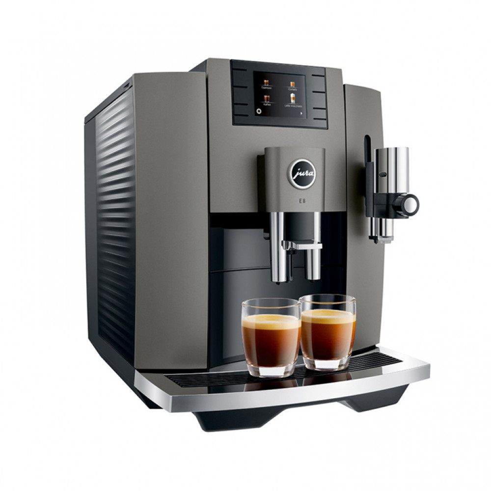 Кофемашина Jura E8 Dark Inox