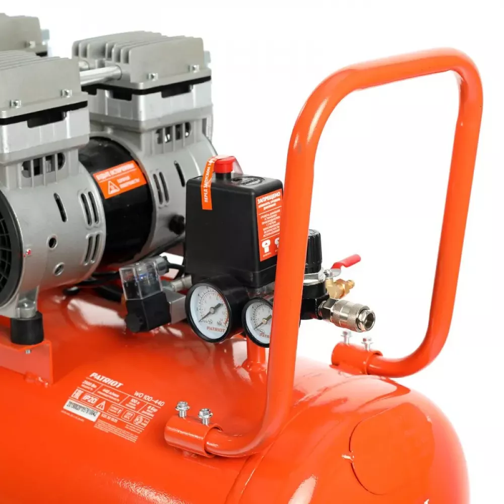 Компрессор Patriot поршневой безмасляный WO 100-440, 525301935