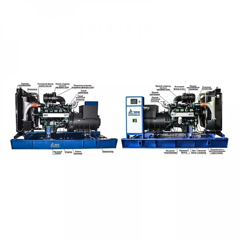 ТСС TDo 500MC промышленная дизельная электростанция 015102